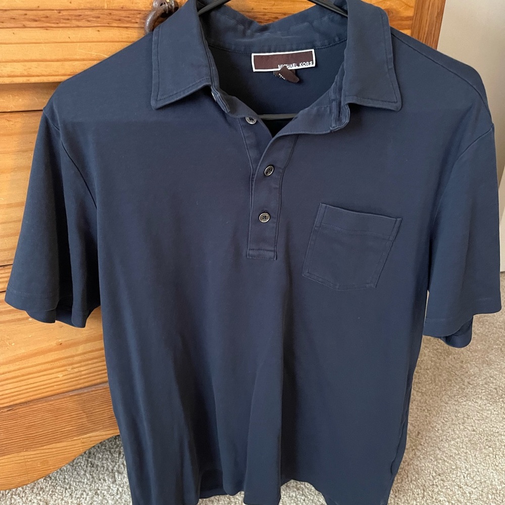 Michael Kors men’s navy polo size large